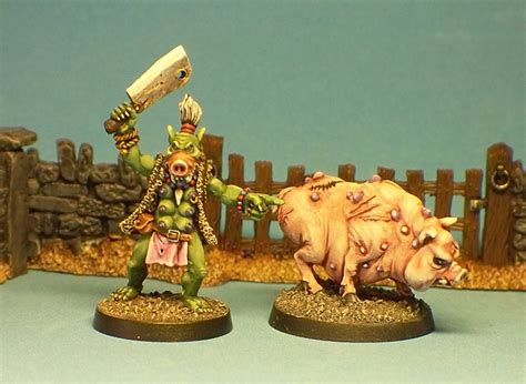 Otherworld Dungeons And Dragons Mini Hard To Find And New Pig Faced Orc