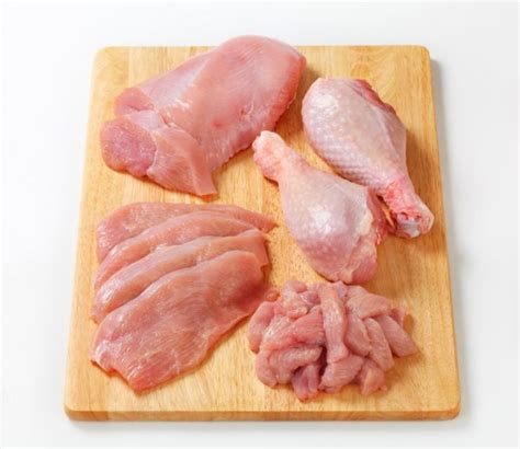 Raw Turkey Meats And Cuts — Stock Photo © Ajafoto 22022033