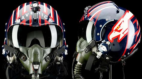 Tom Cruises Original Maverick Fighter Pilot Helmet From Top Gun Is