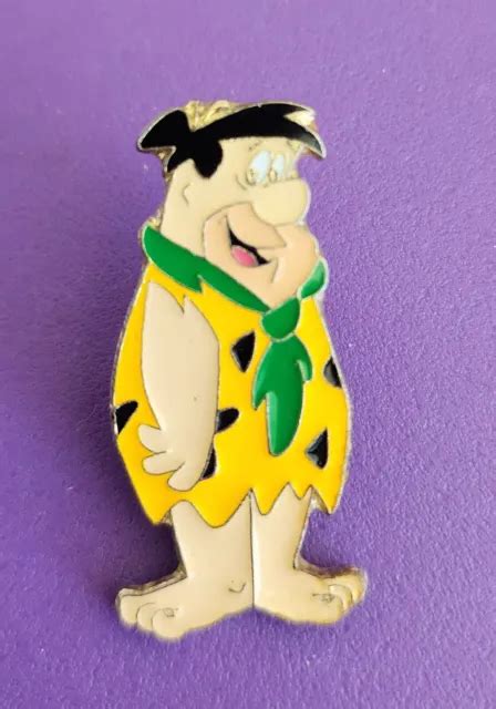 Hanna Barbera The Flintstones Cartoon Fred Flintstone 1997 Pin Free