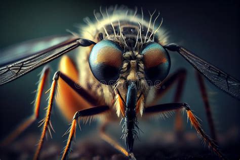 An Extremely Sharp And Detailed Portrait Of Mosquito Macrogenerative