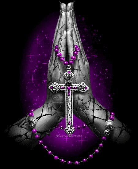 Maybe you would like to learn more about one of these? Purple gothic cross | hands praying | Purple gothic, Cross ...