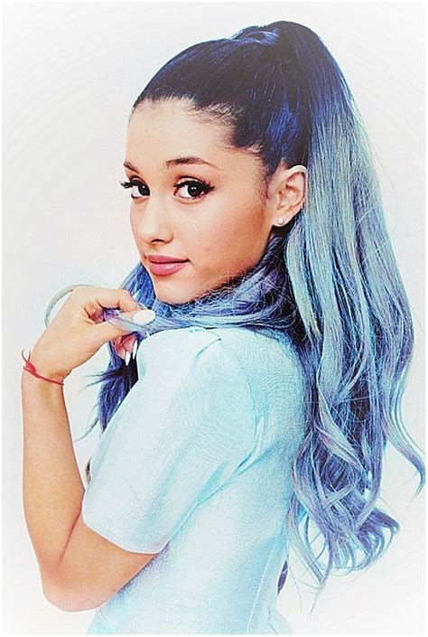 Ariana Grande Blue Hair Blue Hair Hair Styles Ariana Grande