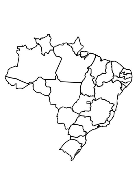 Kleurplaat Brazilië. Gratis kleurplaten om te printen afb 26373.