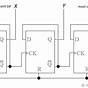 3 Bit Asynchronous Up Counter Circuit Diagram