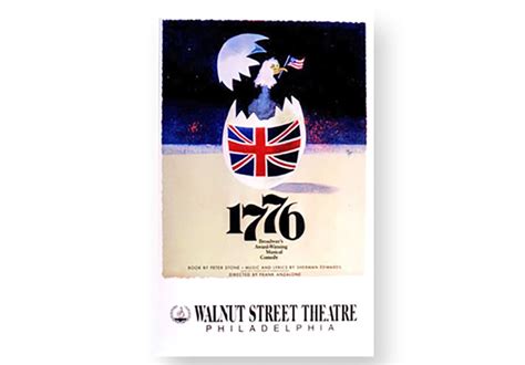 1776 Broadway Poster Heavy Show Card Stock 14 X 22 1776 Movie