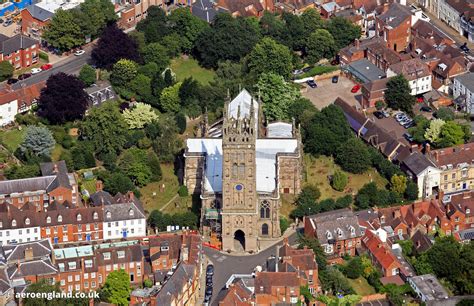 Aeroengland Aerial Photograph Of St Marys Church Warwick