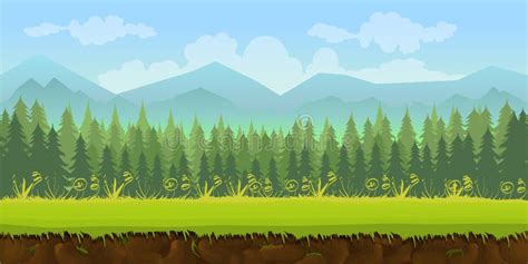 2d Forest Background