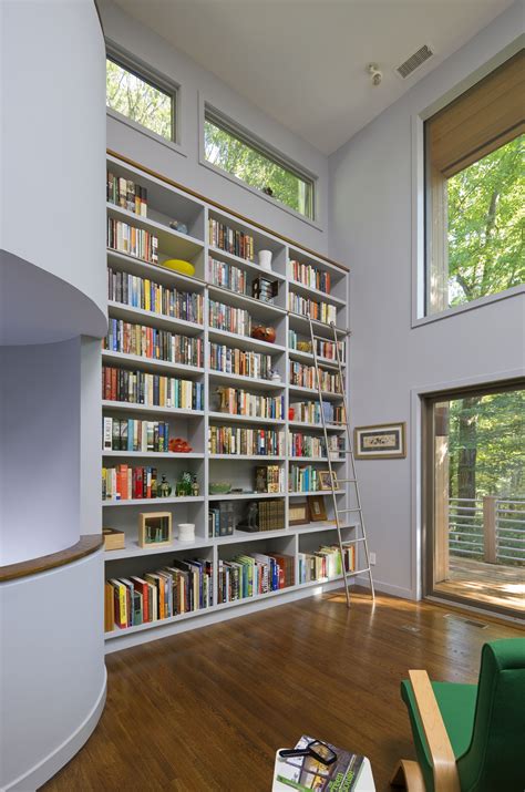 Mid Century Modern Library In Westchester Ny Interior Architecture