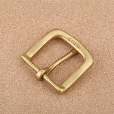 Solid Brass Single Prong Square Belt Buckle 30mm Antique Brass Etsy