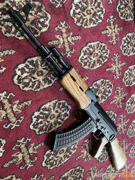 Full Metal And Real Wood Ak47 Airsoft Hub Buy And Sell Used Airsoft