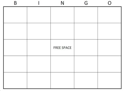 All bingo cards can be edited and customized to get them just the way you want. large blank pdf printable bingo card | teacher stuff | Pinterest | Search, The games and The great