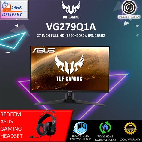 Asus Tuf Gaming Vg279q1a Gaming Monitor 27 Inch Full Hd 1920x1080