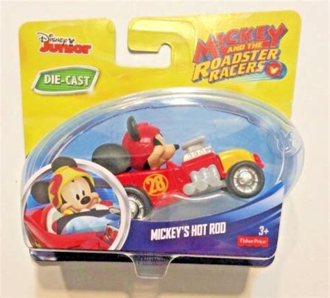 Fisher Price Mickey And The Roadster Racers Mickeys Hot Rod Die Cast