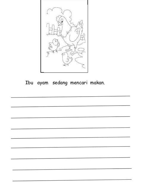 Latihan Penulisan B Melayu Tahun 3 Kindergarten Readi