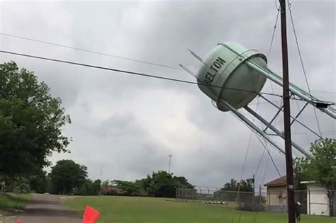 See Video Of Belton Water Tower Being Knocked Over