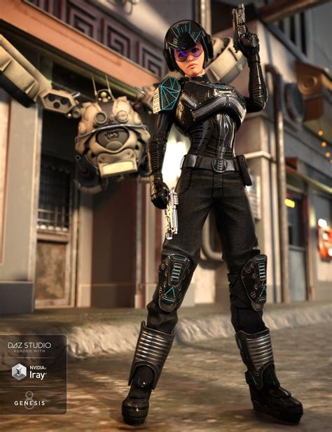 Sci Fi Battle Outfit For Genesis 8 Female S Daz 3D