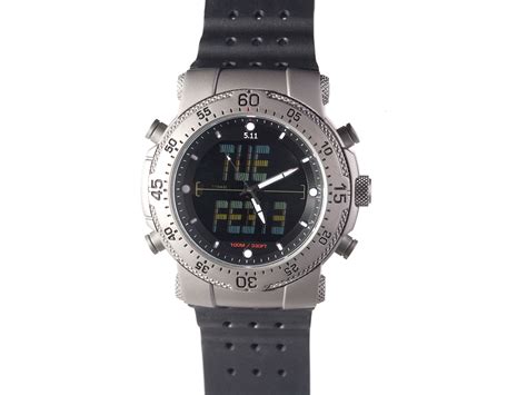 5 11 hrt tactical watch titanium