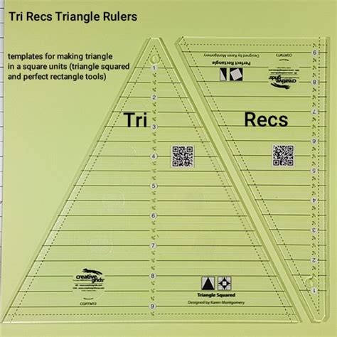 Triangle In A Square Quilt Block Tutorial Using Tri Recs Rulers