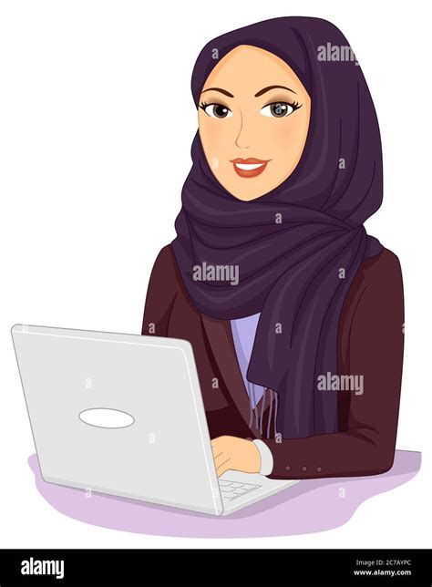 Cartoon Girl Hijab Fotos Und Bildmaterial In Hoher Auflösung Alamy