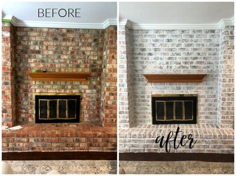 How To Whitewash Brick Fireplace Joanna Gaines Fireplace Ideas