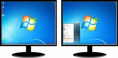 Windows Dual Monitor Taskbar Monitors Second Extend