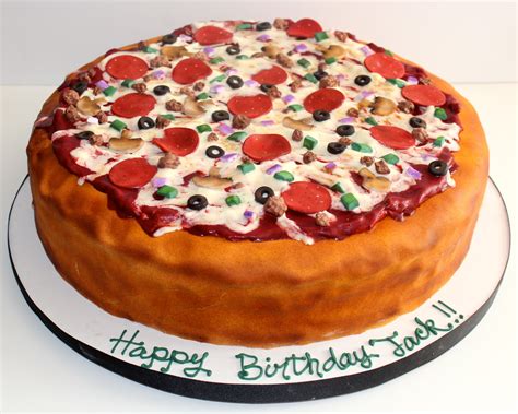 See how to turn a regular round cake into a pizza pie—er, pizza cake! Pizza...It's whats for birthday cake!