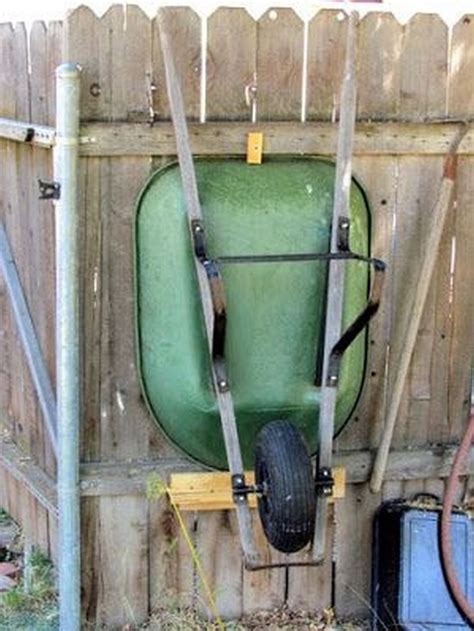 This article is to inform you on how to build garden sheds. How to Build a Wheelbarrow Rack - DIY projects for ...