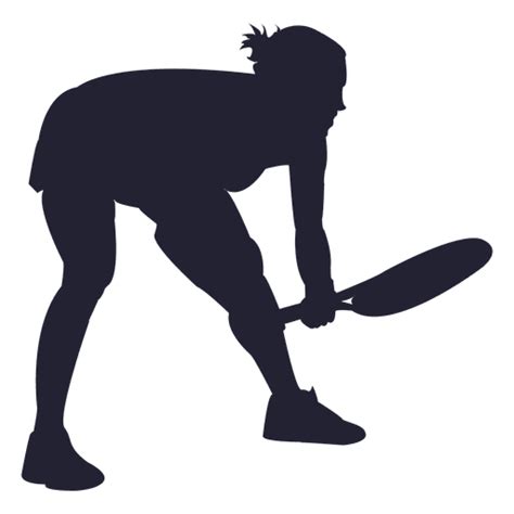 Tennis Player Woman Silhouette 1 Transparent Png And Svg Vector File