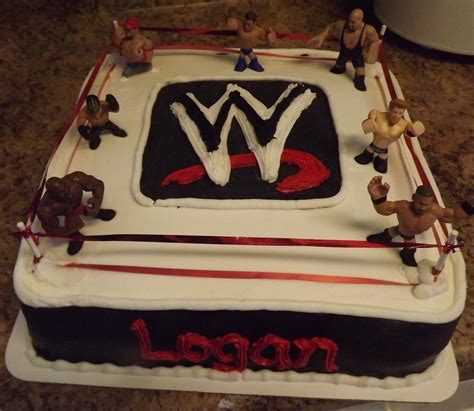 Wrestling Birthday Cake Whaaatt Must Be The One For Me To Make Lol