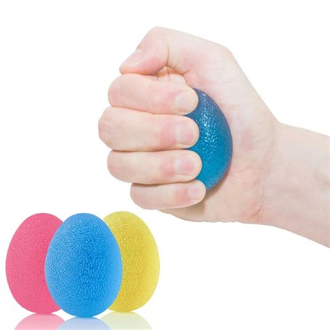 Massage Therapy Grip Ball Silicone Hand Finger Strength Exercise Relief Str X9h1 Freizeit Sport