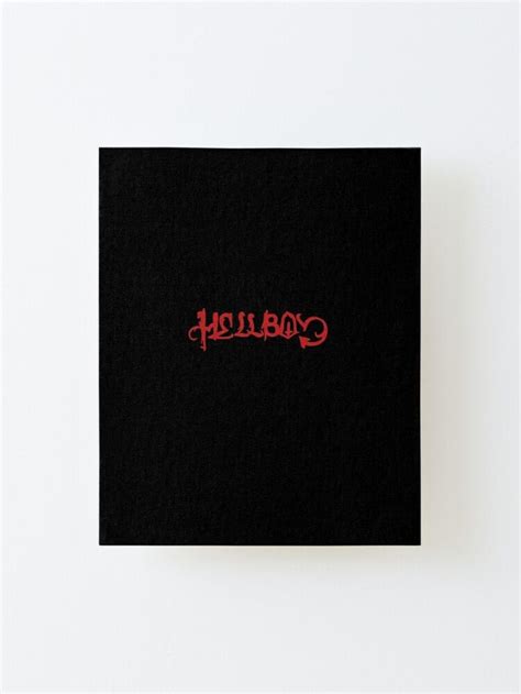 Hellboy Lil Peep Logo Album Mounted Print By Fanshop858 Print Canvas