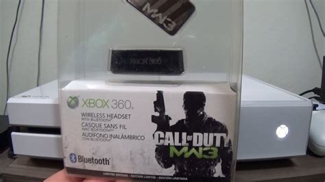 Unboxing Headset Wireless MW3 PT BR XBOX 360 YouTube