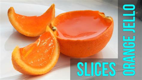 Orange Jello Slices In The Orange Peel How To Make Easy Summer Recipe