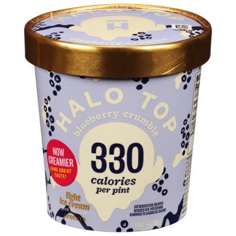 Halo Top Blueberry Crumble Ice Cream Pint Oz Jay C Food Stores