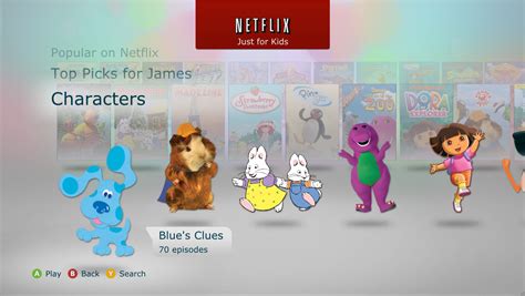 Netflixs Xbox 360 App Gets Just For Kids Section