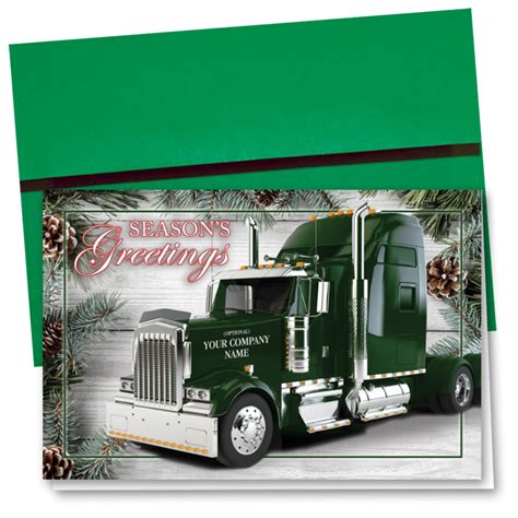 Trucking Christmas Cards Classic Christmas Truck