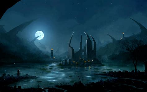 Download Dark Fantasy Landscape Background Ing Gallery By
