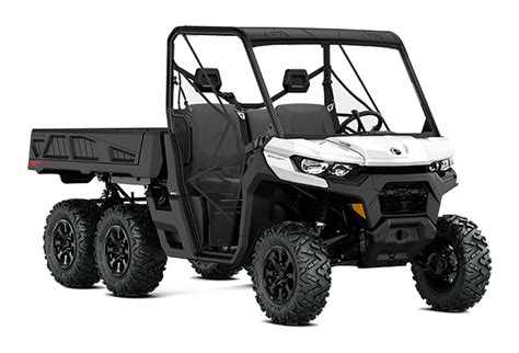 New 2022 Can Am Defender 6x6 Dps Hd10 White Utility Vehicles For Sale