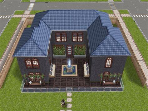 The idea was that it was renovated to be a functional house, but still with some vintage charm. Cool House Designs On Sims Freeplay