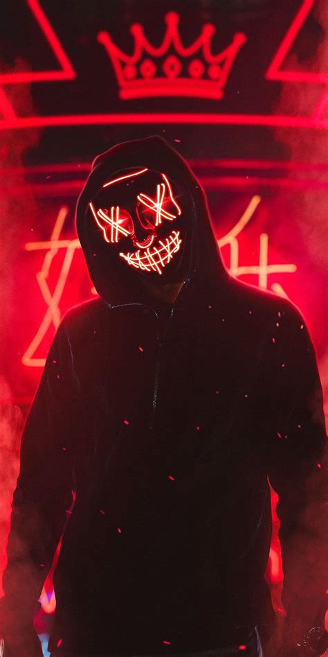1080x2160 Neon Mask Guy One Plus 5thonor 7xhonor View 10lg Q6