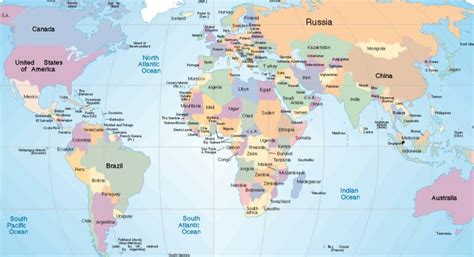 Simple Map Of The World Showing Countries Image Florida Map