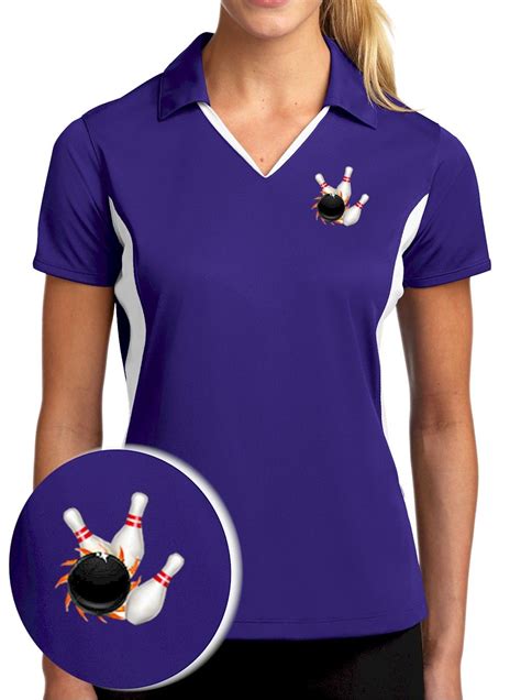 Womens Razor Sport Wick Bowling Shirt Bowling Outfit Bowling
