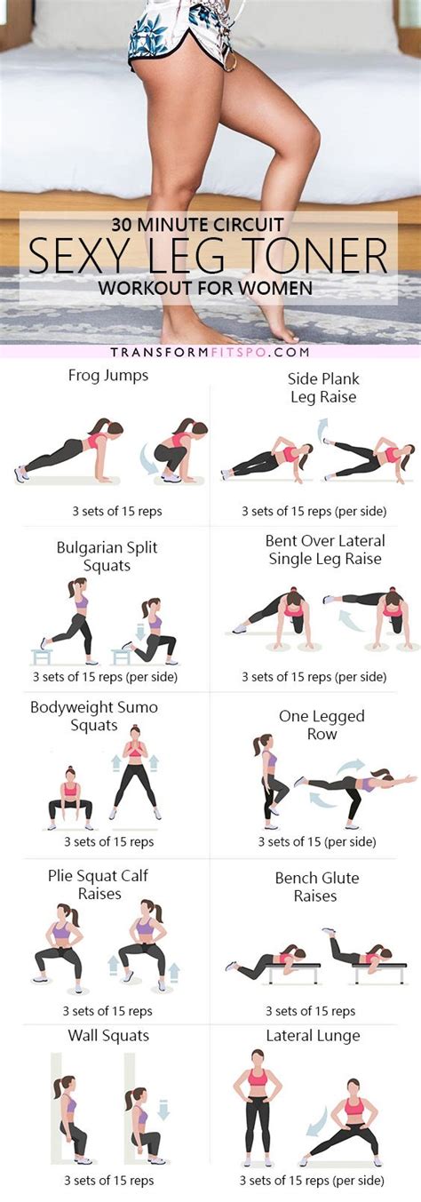 31 Leg Workouts That Will Shape Your Lower Body Perfectly Trimmedandtoned