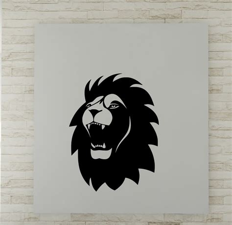 Roaring Lion Decal Lion Sticker By Decaltheory On Etsy Etsy
