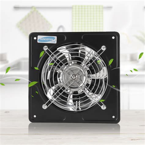 This type of flush mount ceiling fans is ideal for rooms that have ceilings under 8 feet in height. 40W 6 Inch Ventilation Exhaust Fan Kitchen Bathroom Window ...