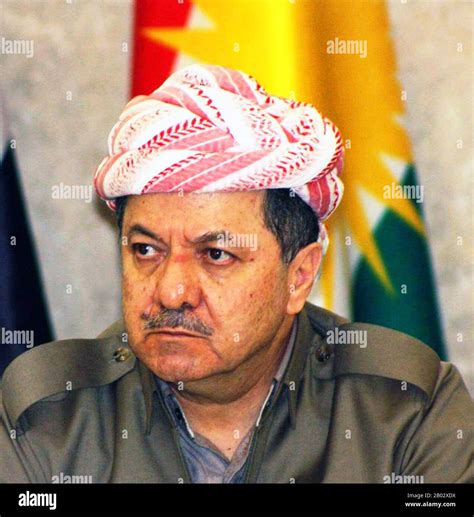 Leader Of The Kurdistan Democratic Party Kdp Since Hi Res Stock
