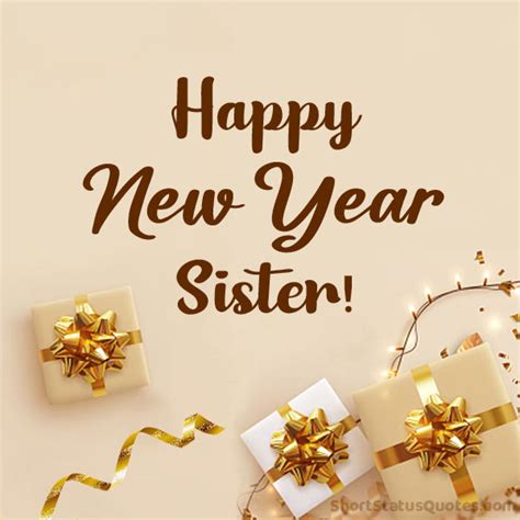 Happy New Year Wishes And Status For Sister 2023
