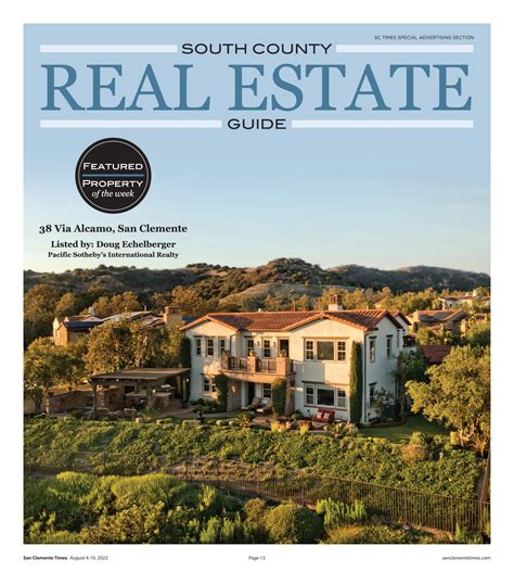 South County Real Estate Guide | AUGUST 2022 by San Clemente Times - Issuu