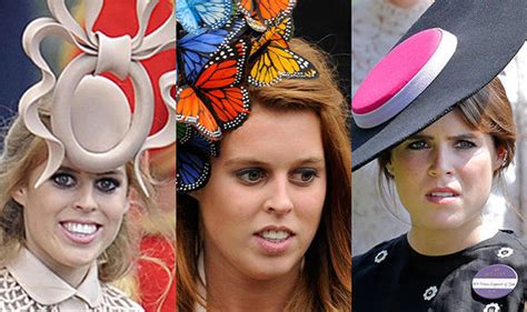 Royal Wedding Hats Princess Beatrice And Eugenie Most Extravagant Hats In Pictures Royal